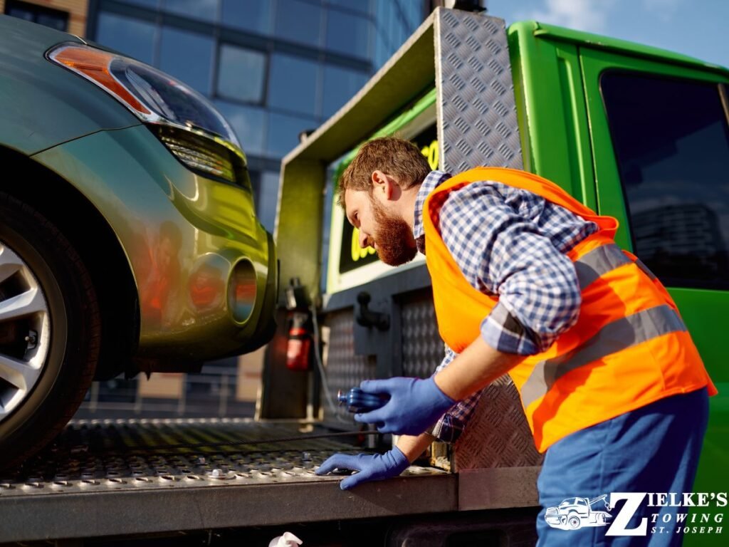 Michigan towing laws driver rights Berrien County Saint Joseph MI 49085 Zielke Towing licensed compliant